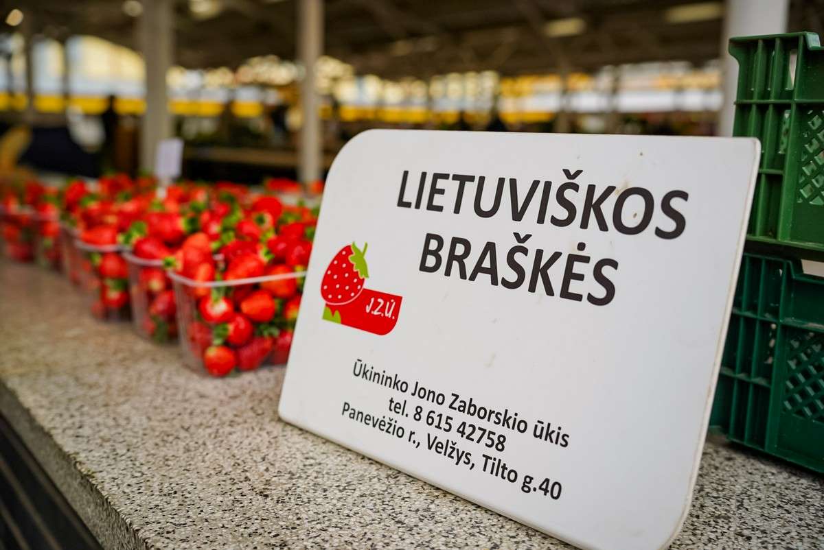 braškės
