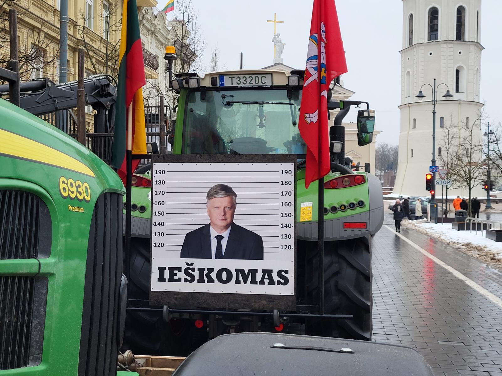 ukininku protestas Vilnius