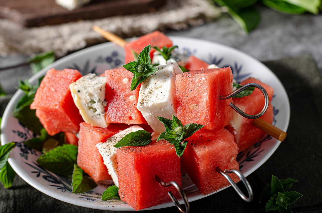 Arbūzai su feta