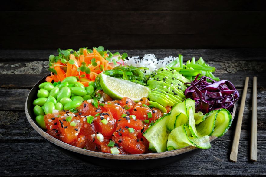 dubenėlis poke bowl