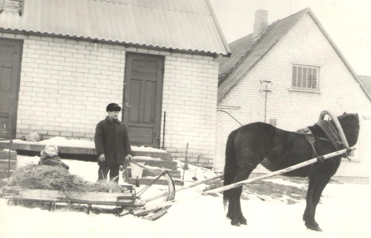 Antanas Turkus su anūke