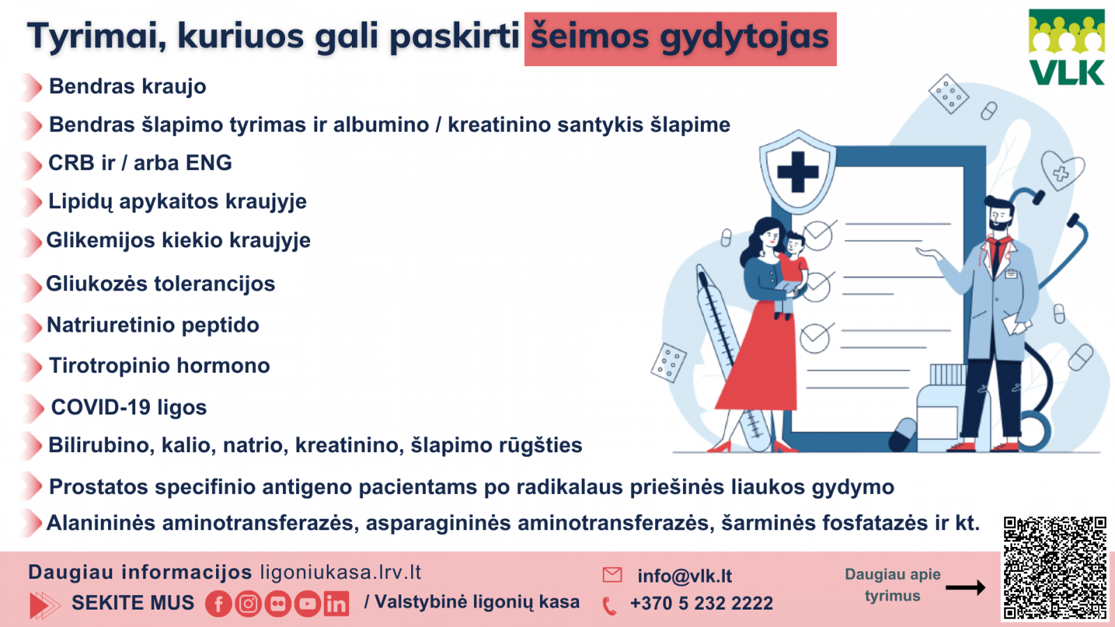 kraujo tyrimai