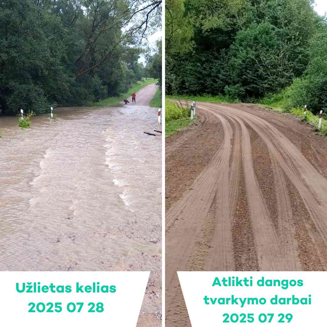 uzlietas kelias
