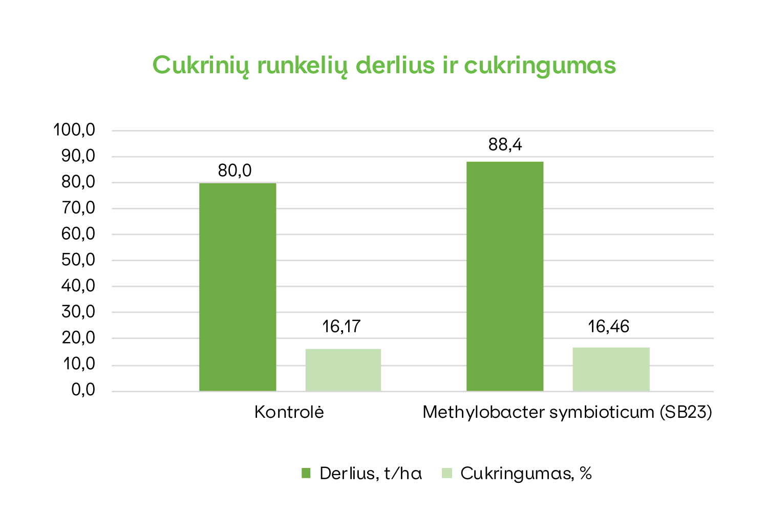 cukriniu runkeliu derlingumas cukringumas