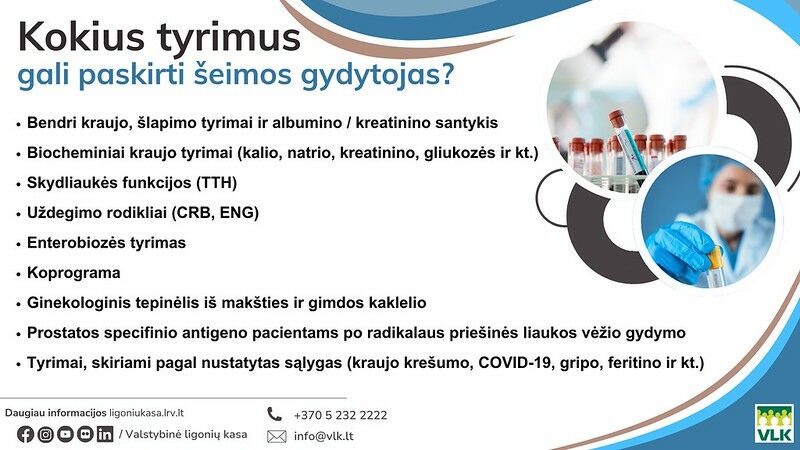 sveikatos tyrimai