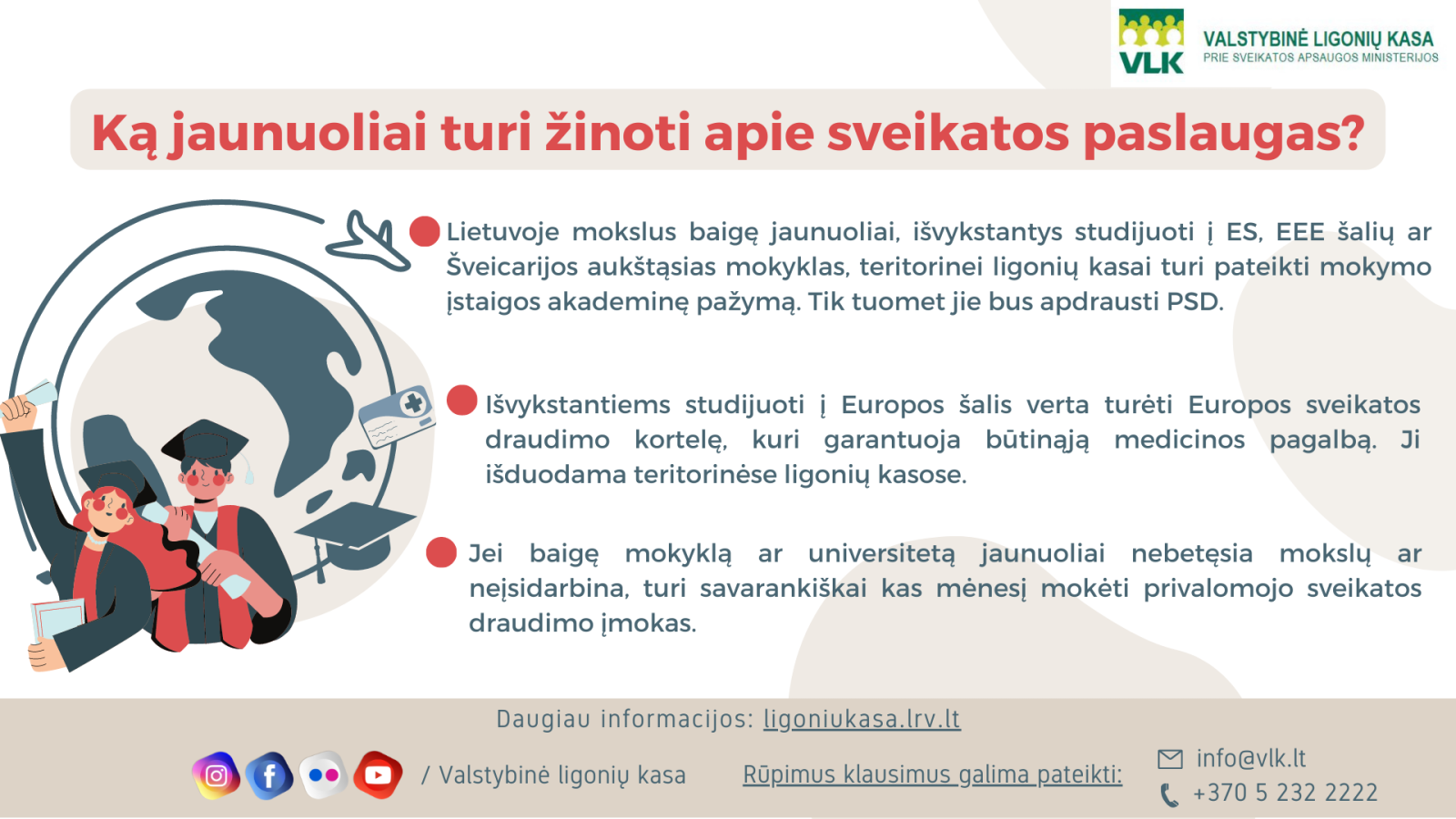 jaunuoliams apie sveikatos paslaugas