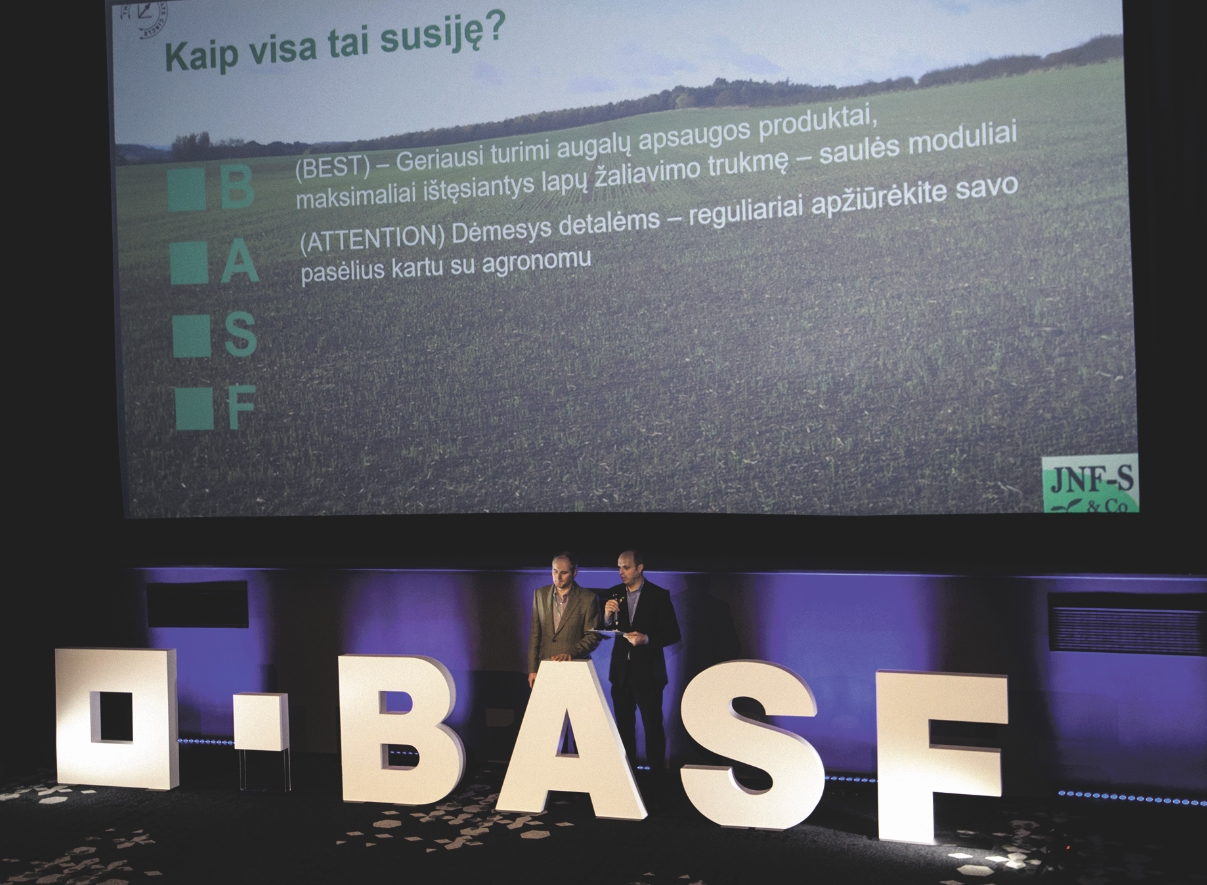 BASF agroforumo konferencijų ciklą vainikavo ypatingi pranešimai