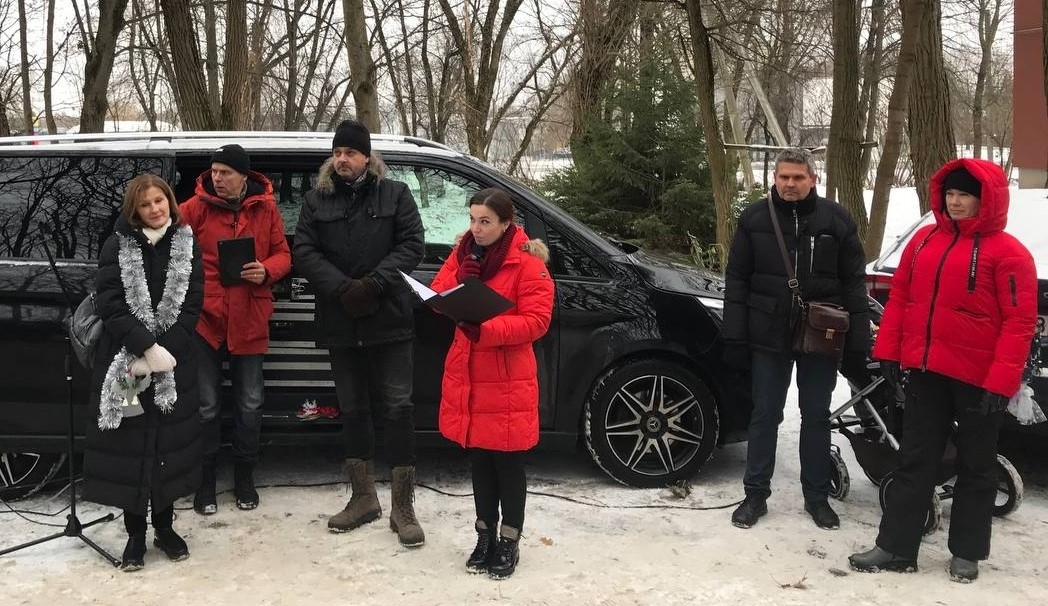 Protestuotojai Domeikavoje sukilo prieš pusiaukelės namus savo kaimynystėje