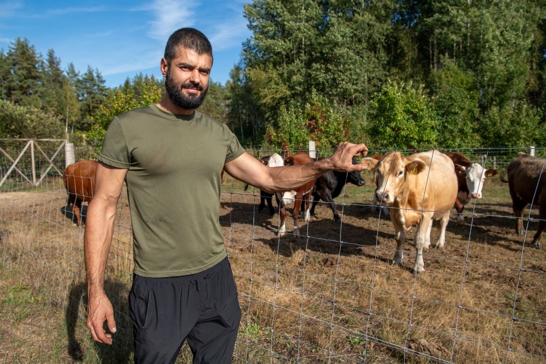 Varėnos r. ūkininkas Valentas Streikus renkasi ekologišką galvijininkystę