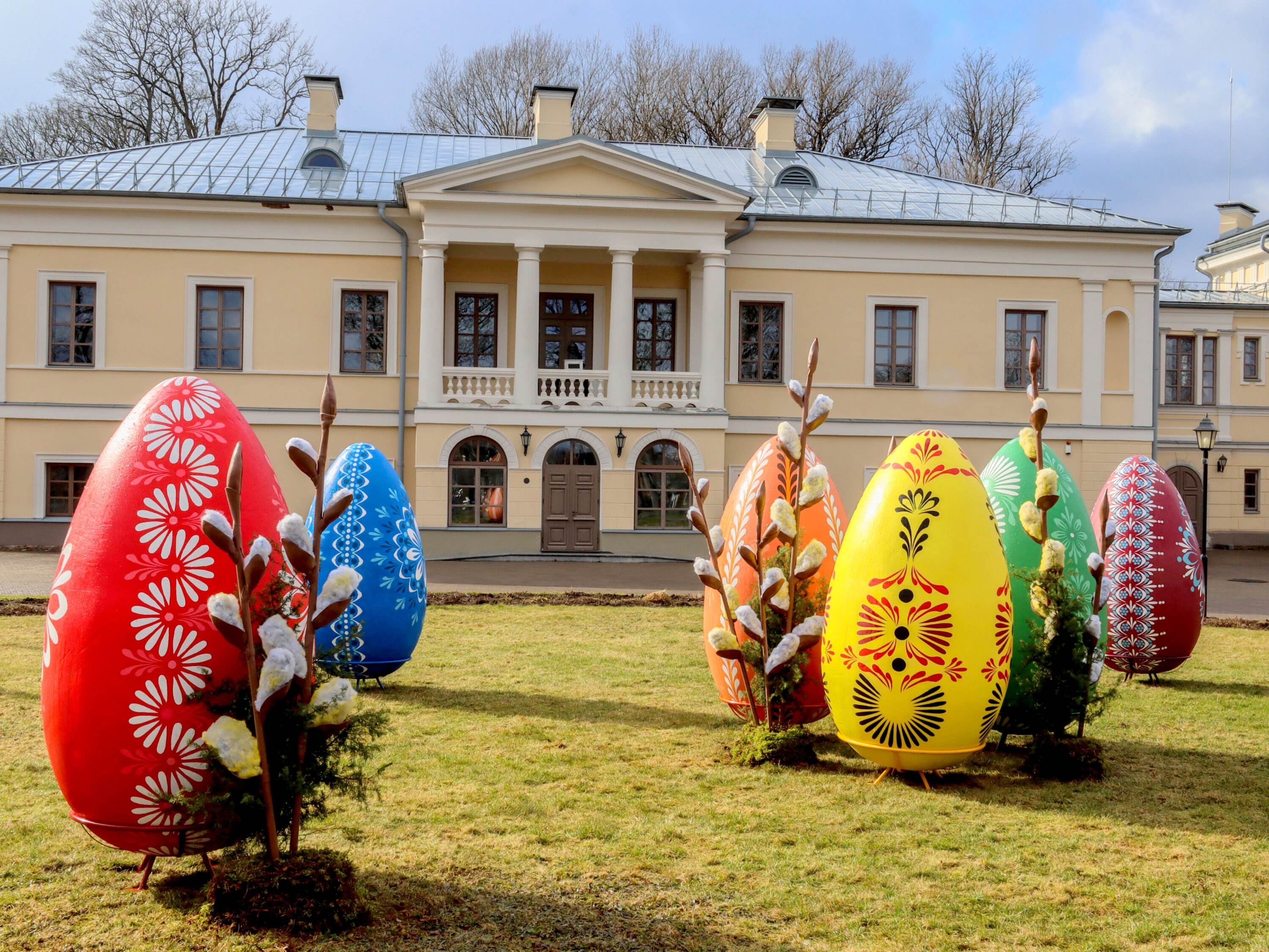 Dvaro parke – margučių paroda