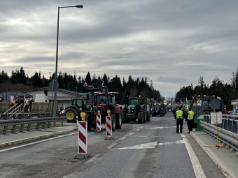 Lenkijos ūkininkai pradeda protestus visoje šalyje, įskaitant pasienį su Lietuva