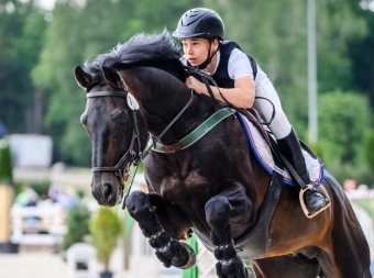 Lietuvos konkūrų čempionas vaikų grupėje – jaunasis raitelis iš Panevėžio rajono A. Čepelė