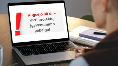 Svarbu KPP projektų vykdytojams: raginame kuo anksčiau pateikti mokėjimo prašymus!