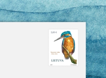 Ant pašto ženklo nutūpė vienas ryškiausių Lietuvos paukščių