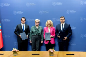 Pasirašytas Lietuvos institucijų ir Vokietijos įmonės „Rheinmetall“ Ketinimo protokolas dėl amunicijos gamyklos Lietuvoje