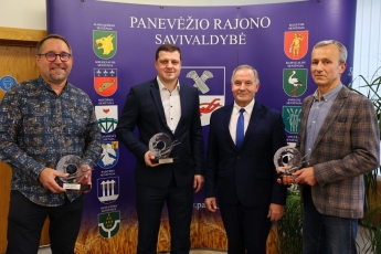 Apdovanotos ir pasveikintos Panevėžio rajono verslo įmonės