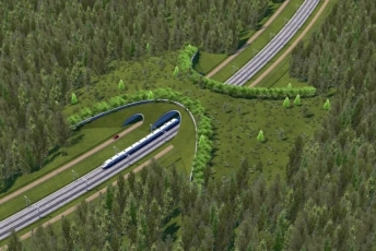 Tiesdami geležinkelį stato ir žaliuosius tiltus