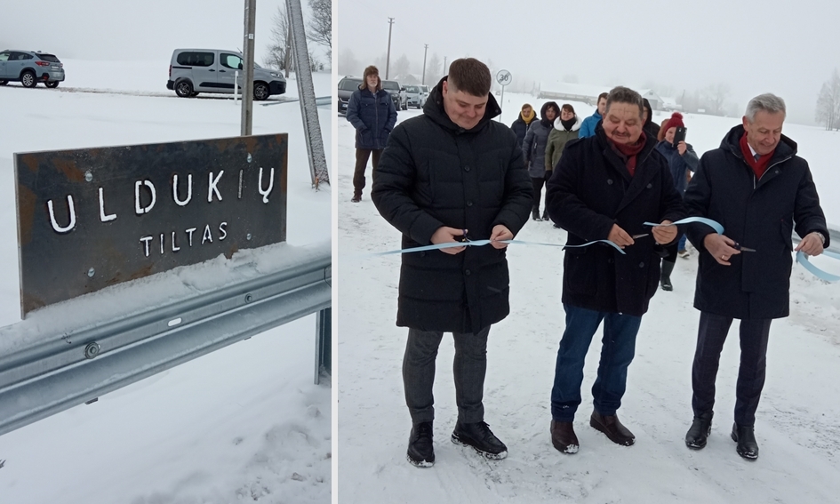 Kaimas šventė naujojo tilto vardynas